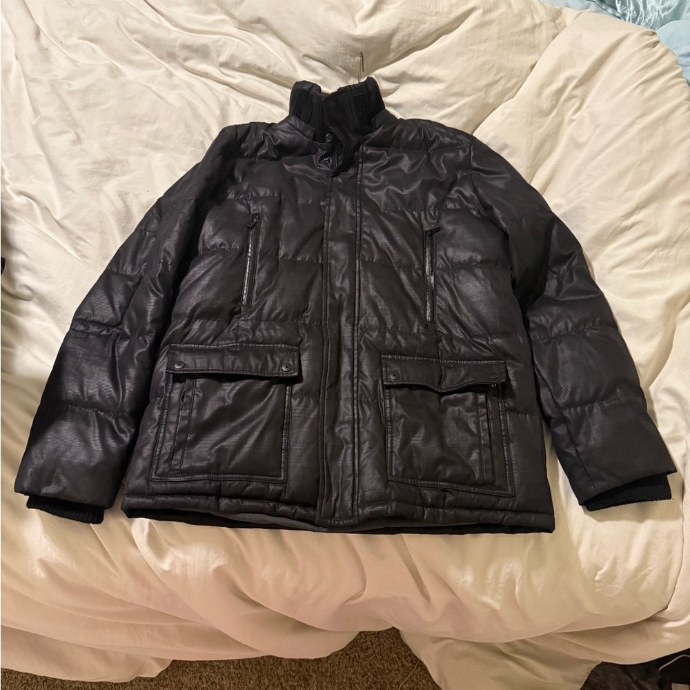 Calvin Klein Men's Black Puffer Jacket‎